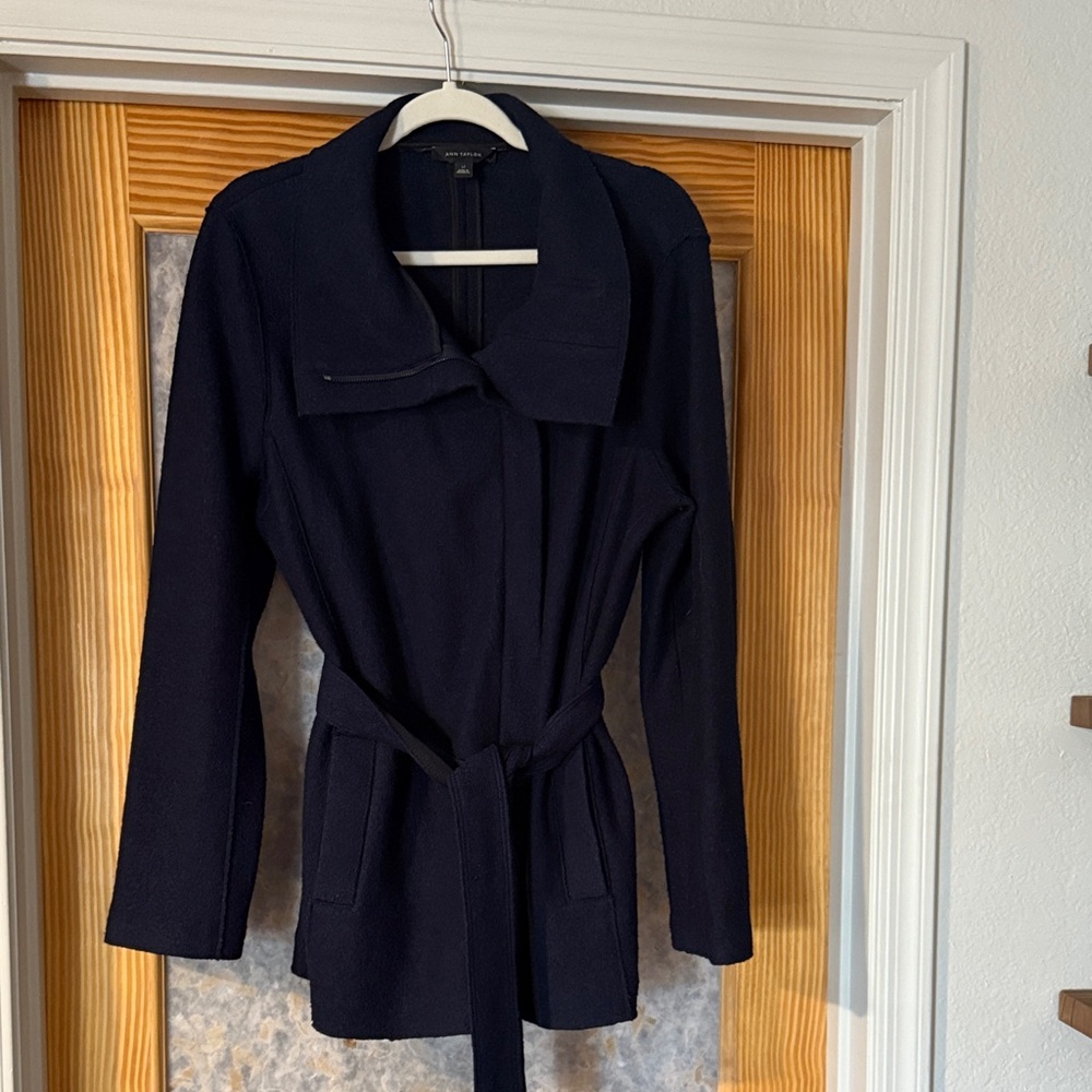 Classic -  Ann Taylor Navy Trench Coat